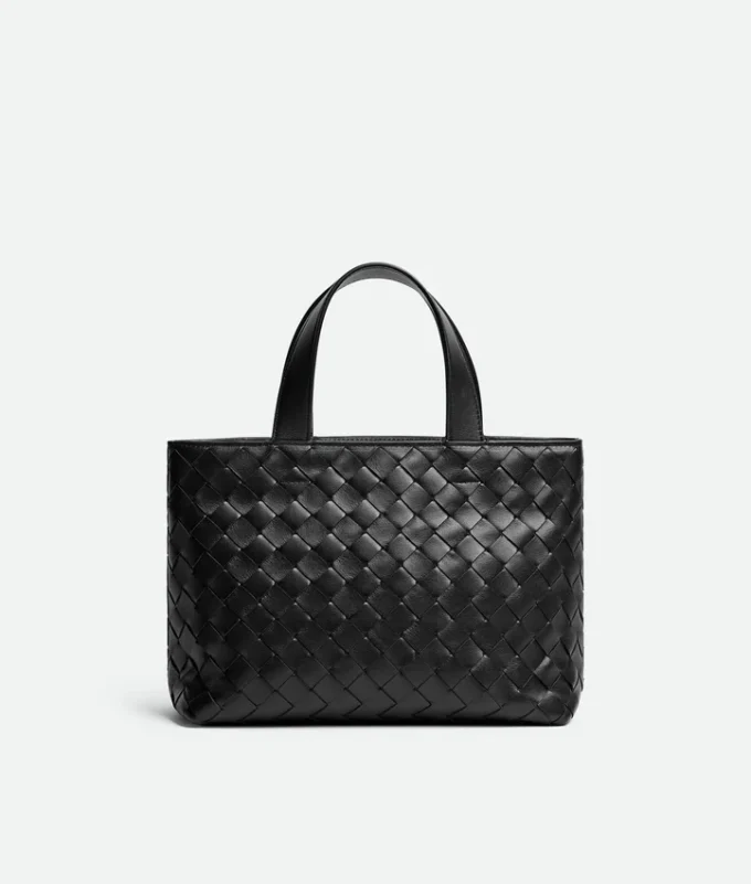 Mini Intrecciato Tote mit Reißverschluss Mini Intrecciato Tote mit Reißverschluss