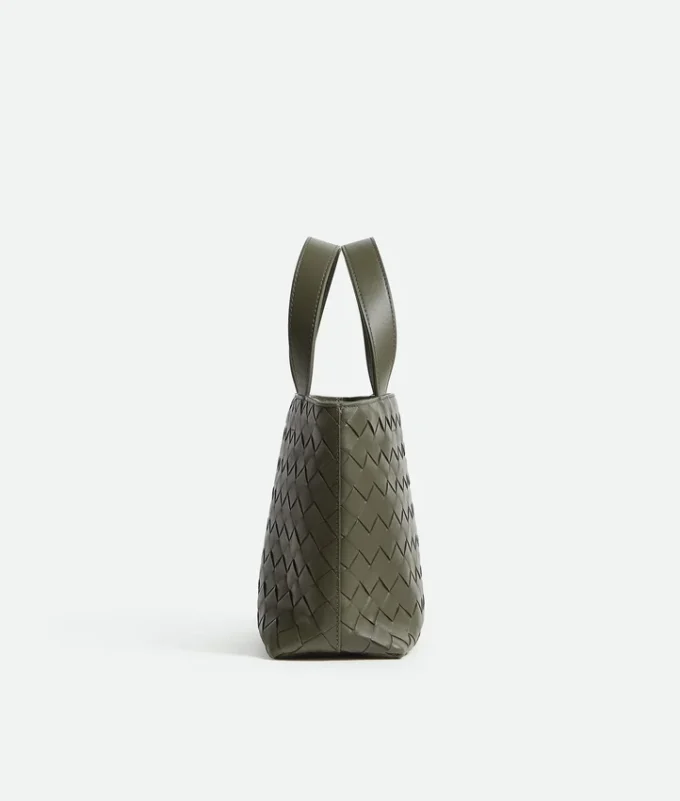 Mini Intrecciato Tote mit Reißverschluss Mini Intrecciato Tote mit Reißverschluss