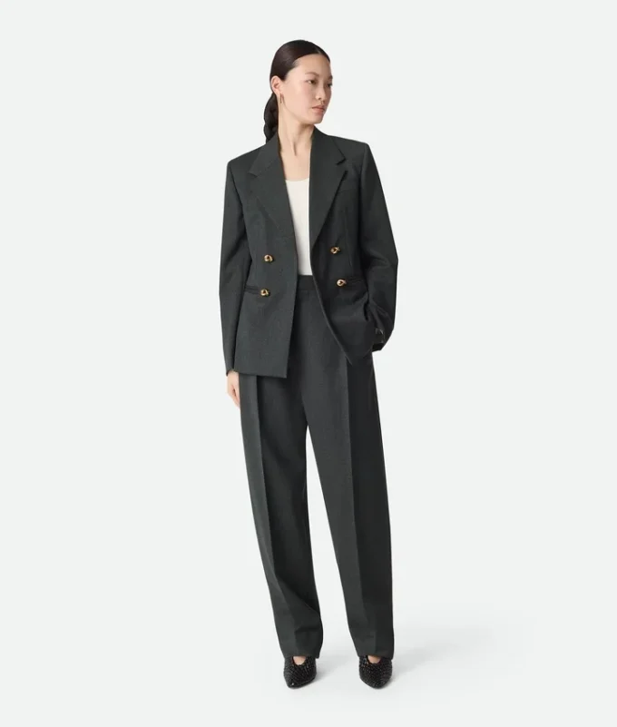 Mouline-Jacke aus Wolltwill Mouline-Jacke aus Wolltwill