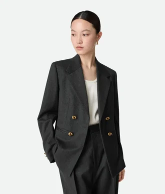 Mouline-Jacke aus Wolltwill