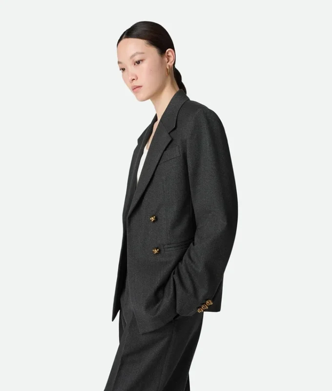 Mouline-Jacke aus Wolltwill Mouline-Jacke aus Wolltwill