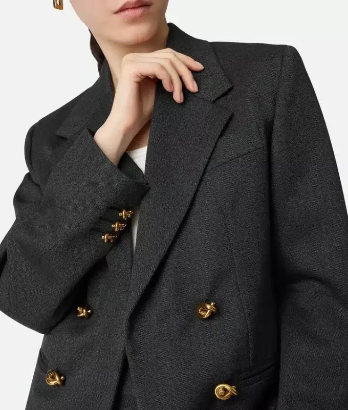 Mouline-Jacke aus Wolltwill Mouline-Jacke aus Wolltwill