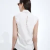 Oberteil aus Stretch-Seidensatin Oberteil aus Stretch-Seidensatin