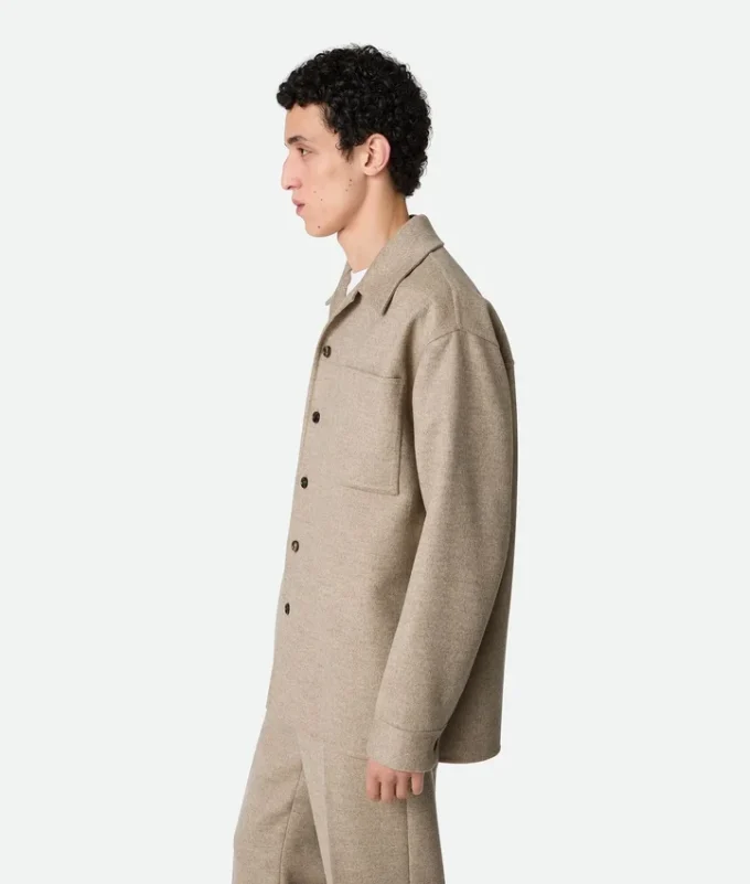 Overshirt aus Wolle und Kaschmir Overshirt aus Wolle und Kaschmir