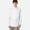 Popeline-Hemd mit Plastron Popeline-Hemd mit Plastron