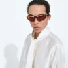 Prisma Cat-Eye-Sonnenbrille Prisma Cat-Eye-Sonnenbrille