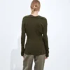 Pullover aus Kaschmir und Seide mit Rippmuster Pullover aus Kaschmir und Seide mit Rippmuster