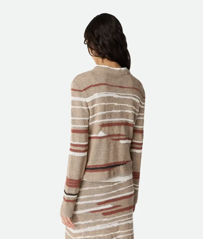 Pullover aus Leinen und Baumwolle
