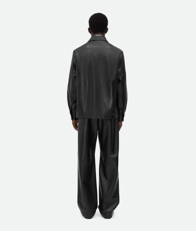 Pyjamahemd aus Leder Pyjamahemd aus Leder