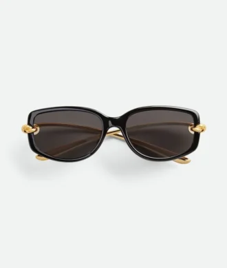 Rechteckige Sonnenbrille mit Knot
