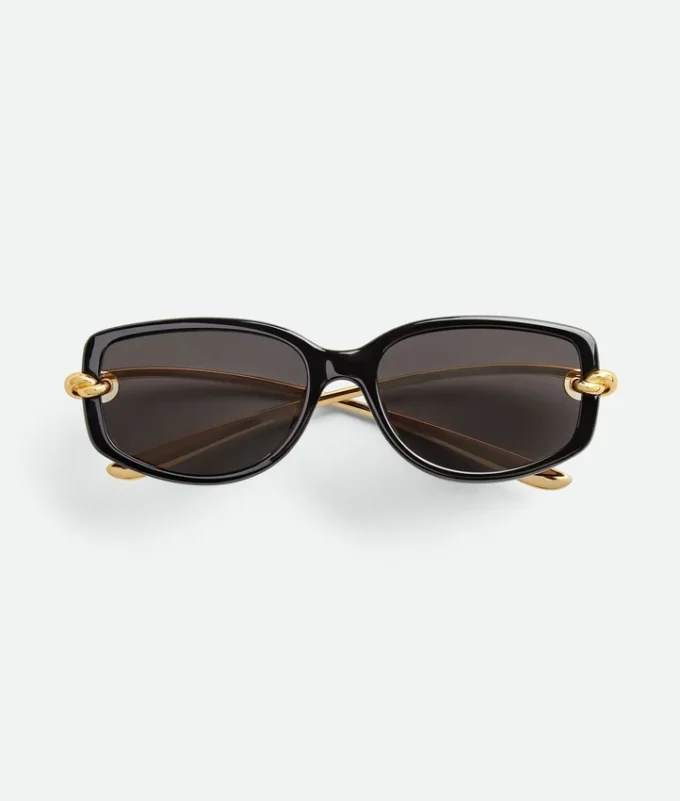 Rechteckige Sonnenbrille mit Knot Rechteckige Sonnenbrille mit Knot