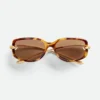 Rechteckige Sonnenbrille mit Knot Rechteckige Sonnenbrille mit Knot