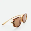 Rechteckige Sonnenbrille mit Knot Rechteckige Sonnenbrille mit Knot