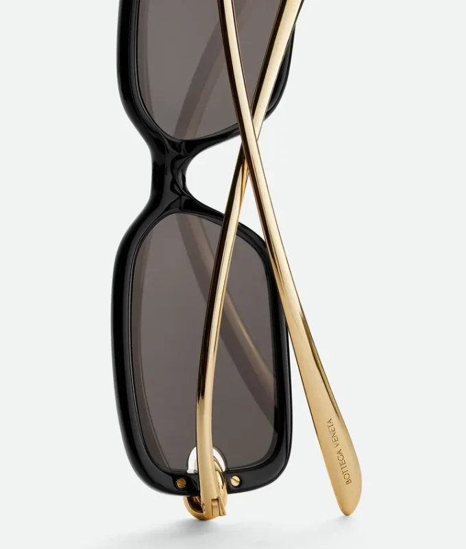 Rechteckige Sonnenbrille mit Knot Rechteckige Sonnenbrille mit Knot