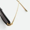 Rechteckige Sonnenbrille mit Knot Rechteckige Sonnenbrille mit Knot