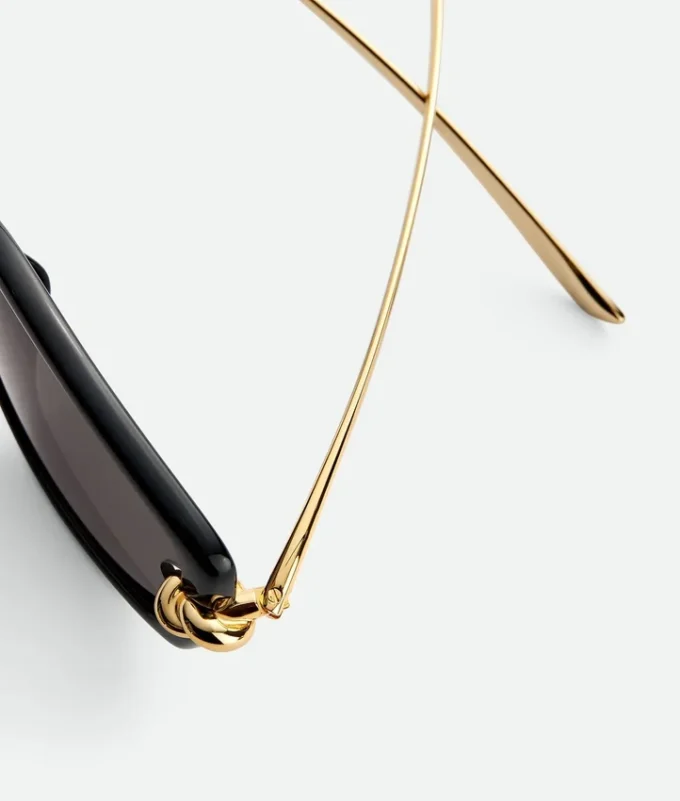 Rechteckige Sonnenbrille mit Knot Rechteckige Sonnenbrille mit Knot