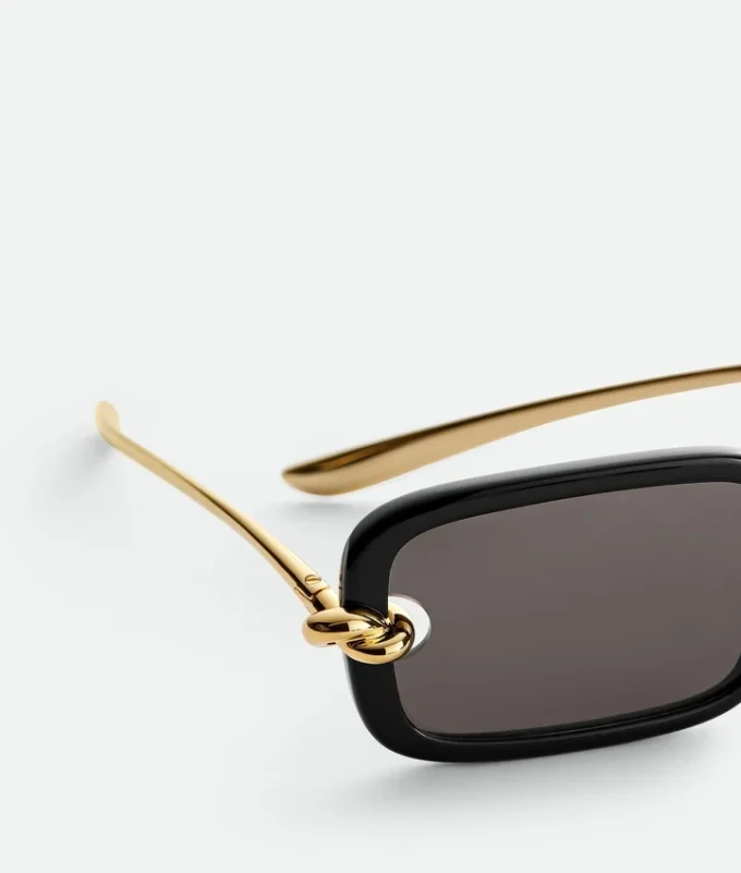 Rechteckige Sonnenbrille mit Knot Rechteckige Sonnenbrille mit Knot