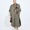 Rock aus Baumwoll- und Seidengabardine Rock aus Baumwoll- und Seidengabardine