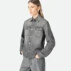 Schwarzes Jeanshemd Schwarzes Jeanshemd