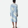 Seidenkleid mit italienischem Postkartenprint Seidenkleid mit italienischem Postkartenprint