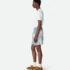 Seidenshorts mit italienischem Postkartenprint Seidenshorts mit italienischem Postkartenprint