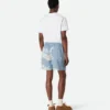 Seidenshorts mit italienischem Postkartenprint Seidenshorts mit italienischem Postkartenprint