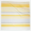 Seidentwill-Foulard mit Streifen Seidentwill-Foulard mit Streifen