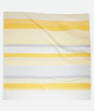 Seidentwill-Foulard mit Streifen