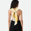 Seidentwill-Foulard mit Streifen Seidentwill-Foulard mit Streifen
