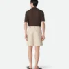 Shorts aus Baumwoll- und Leinen-Twill Shorts aus Baumwoll- und Leinen-Twill