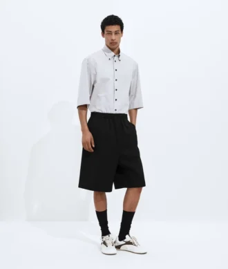 Shorts aus Wolle „Grain De Poudre“