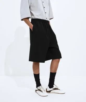 Shorts aus Wolle „Grain De Poudre“