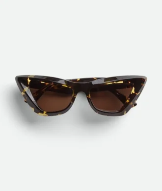 Spitze Cat-Eye-Sonnenbrille aus Acetat