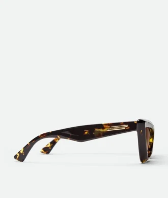 Spitze Cat-Eye-Sonnenbrille aus Acetat