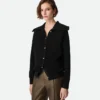 Strickjacke aus Baumwollripp Strickjacke aus Baumwollripp