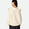 Strickjacke aus Baumwollripp Strickjacke aus Baumwollripp