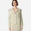 Strickjacke aus Wolle mit englischem Rippenmuster Strickjacke aus Wolle mit englischem Rippenmuster