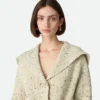 Strickjacke aus Wolle mit englischem Rippenmuster Strickjacke aus Wolle mit englischem Rippenmuster
