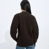 Strickjacke aus Wolle und Baumwolle Strickjacke aus Wolle und Baumwolle