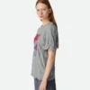T-Shirt aus bedrucktem Jersey mit Crushed-Effekt T-Shirt aus bedrucktem Jersey mit Crushed-Effekt