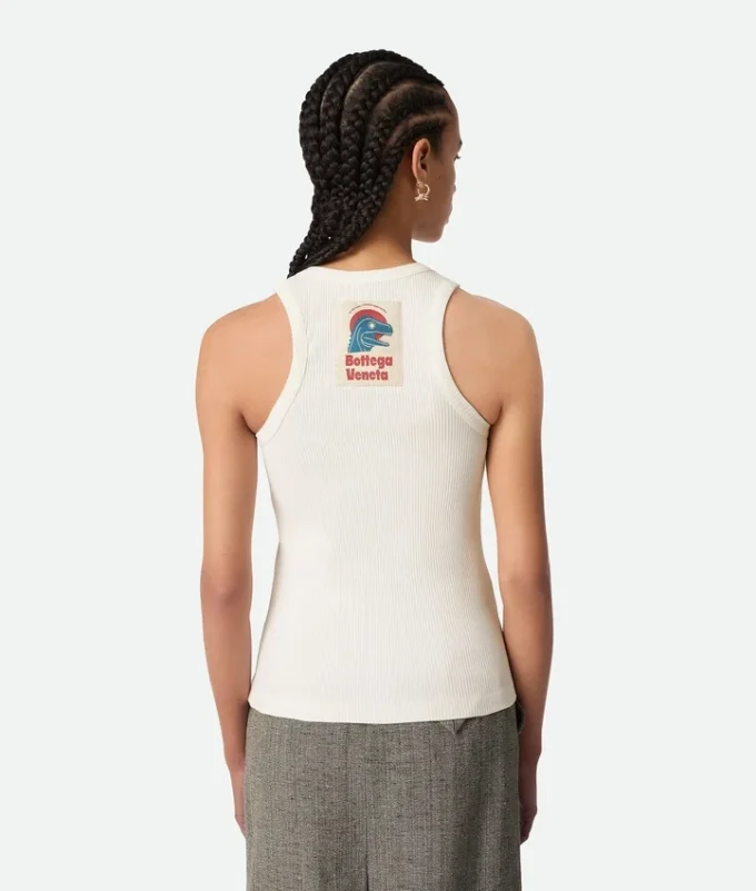 Tanktop aus Baumwoll-Rippstrick Tanktop aus Baumwoll-Rippstrick