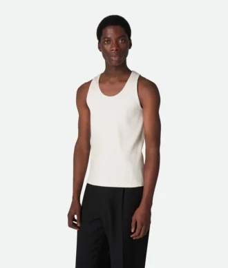 Tanktop aus kompaktem Baumwoll-Rippstrick Tanktop aus kompaktem Baumwoll-Rippstrick