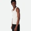 Tanktop aus kompaktem Baumwoll-Rippstrick Tanktop aus kompaktem Baumwoll-Rippstrick