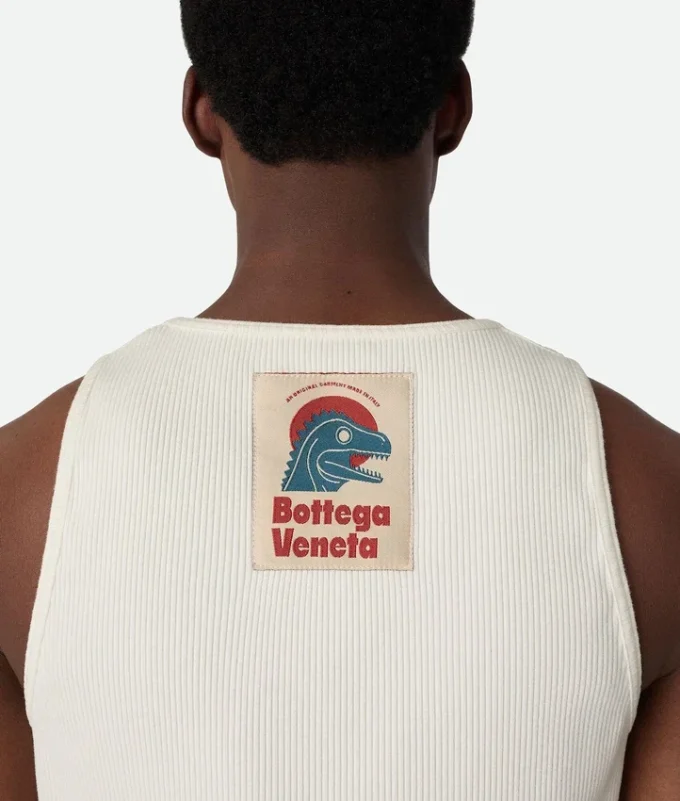 Tanktop aus kompaktem Baumwoll-Rippstrick Tanktop aus kompaktem Baumwoll-Rippstrick
