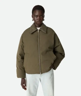 Tech-Nylon-Daunenjacke