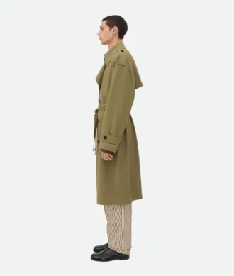 Trenchcoat aus feiner Wolle