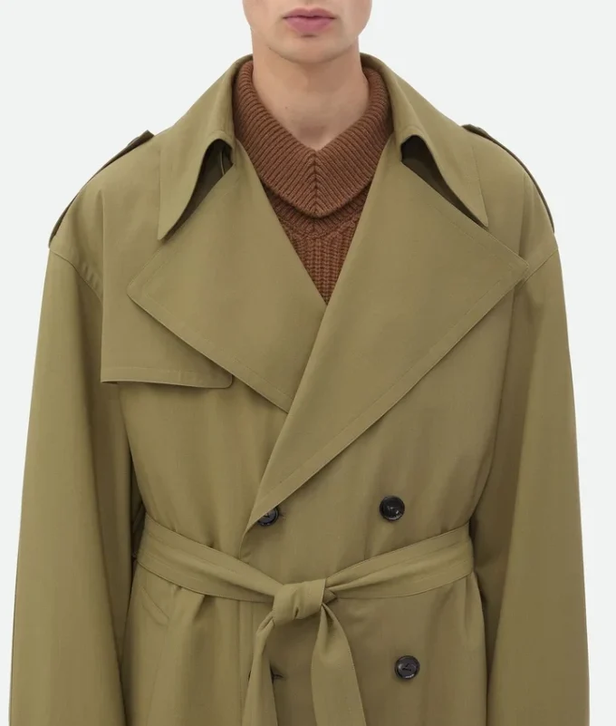 Trenchcoat aus feiner Wolle Trenchcoat aus feiner Wolle