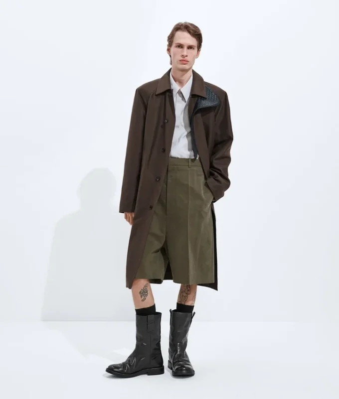 Trenchcoat aus Seide und Nylon Trenchcoat aus Seide und Nylon