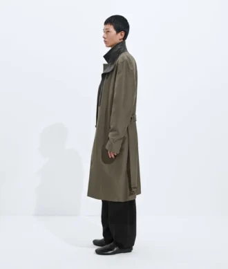 Trenchcoat aus Seide und Nylon