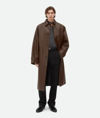 Trenchcoat aus Verbundleder Trenchcoat aus Verbundleder
